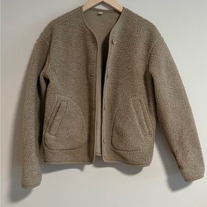Uniqlo teddy overcoat M